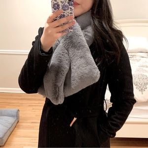 NEW TED BAKER Faux Fur Pull-Through Scarf!